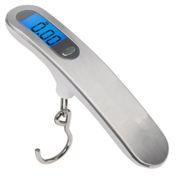Báscula de equipaje de acero inoxidable, báscula portátil, báscula electrónica, báscula de equipaje exprés, báscula de pesca de 50 kg para cargar