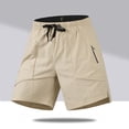 thumbnail image 3 of Rvwovn Men's Quick Dry Athletic Shorts with Zipper Pockets - Lightweight Running & Breathable Workout Shorts, 3 of 5