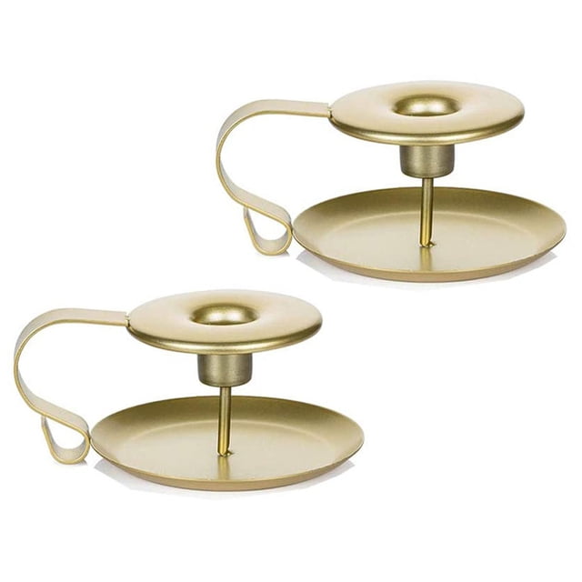 portavelas de metal retro, portavelas cónicos para mesas, soporte de velas vintage para San Valentín, Navidad, Halloween, boda, fiesta, comedor, regalo de inauguración de la casa Vhermosa 223342-2