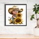 thumbnail image 3 of Pintura de diamante 5D DIY taladro redondo completo girasol Cowboys Kit decoración 40x40cm Hugtrwg Para estrenar, 3 of 9