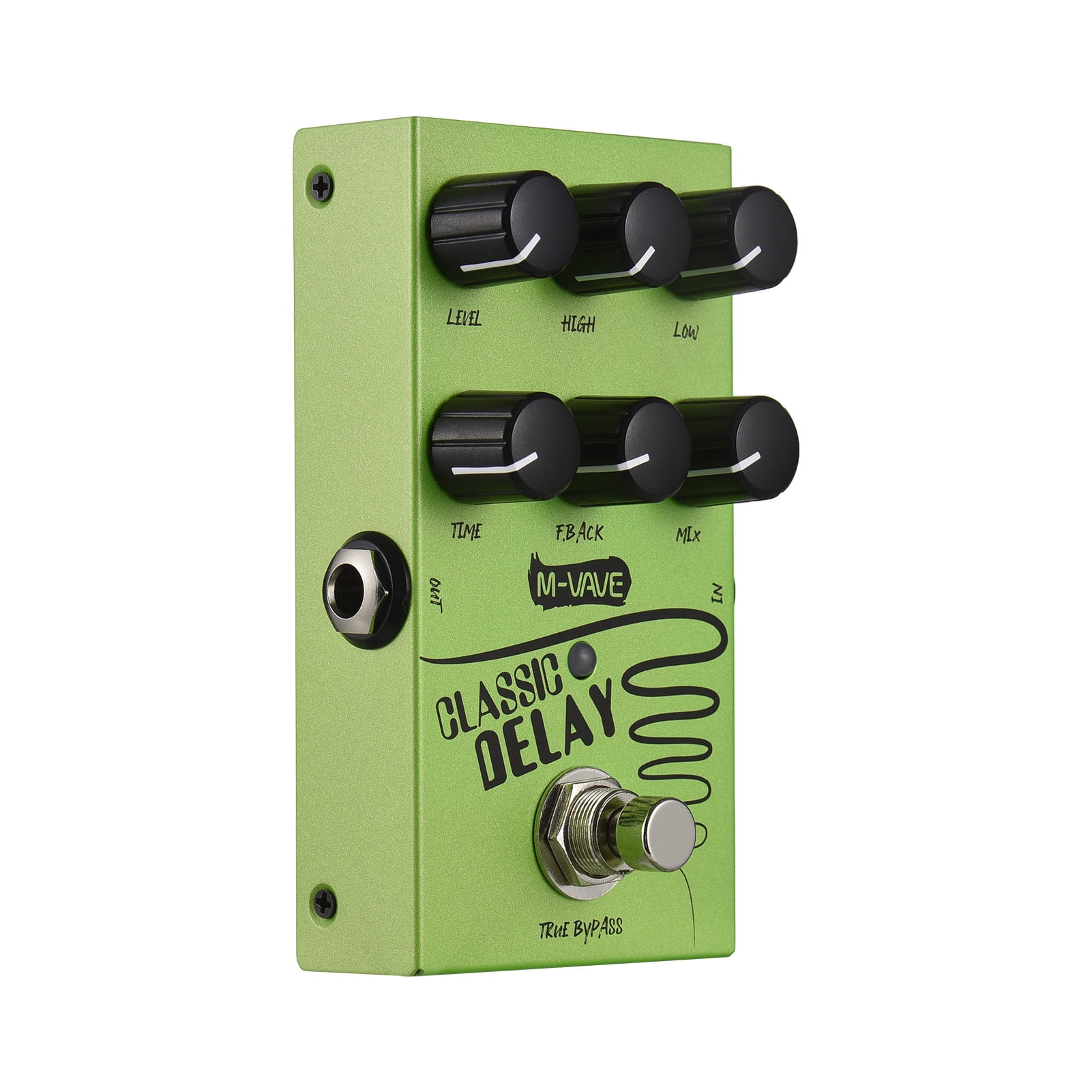 Effects Pedal,2-band Eq Pedal 2-band Delay Pedal 9v Pedal Pedal Eq And 6.35mm Input/output With 9v 6.35mm With 9v And With Vave
