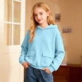 thumbnail image 2 of SUXIAN Hoodie Girls Graphic Print Long Sleeve Pullover Casual Jacket with Pocket Kids Girls Hoodie 9-10 Years, 2 of 6