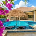 thumbnail image 5 of Backyard X-Scapes Tiki Thatch Umbrella for Patio, Natural, 8' D, 5 of 6