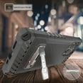 thumbnail image 4 of Tri-Shield Combination for iPhone 13 Pro Max Case, Nakedcellphone [Military Grade] Rugged Cover with Metal Kickstand [Includes Wrist Strap Lanyard + Belt Clip Holster] - Black, 4 of 10