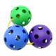 thumbnail image 1 of Bolas sensoriales para bebés, coordinación mano-ojo, habilidades motoras finas, cadena de bolas con orificios para recién nacidos, regalos para bebé, Azul Verde Púrpura, 1 of 8