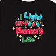 thumbnail image 4 of Inktastic Christmas I Light up Nonna's Life Boys or Girls Long Sleeve Toddler T-Shirt, 4 of 5