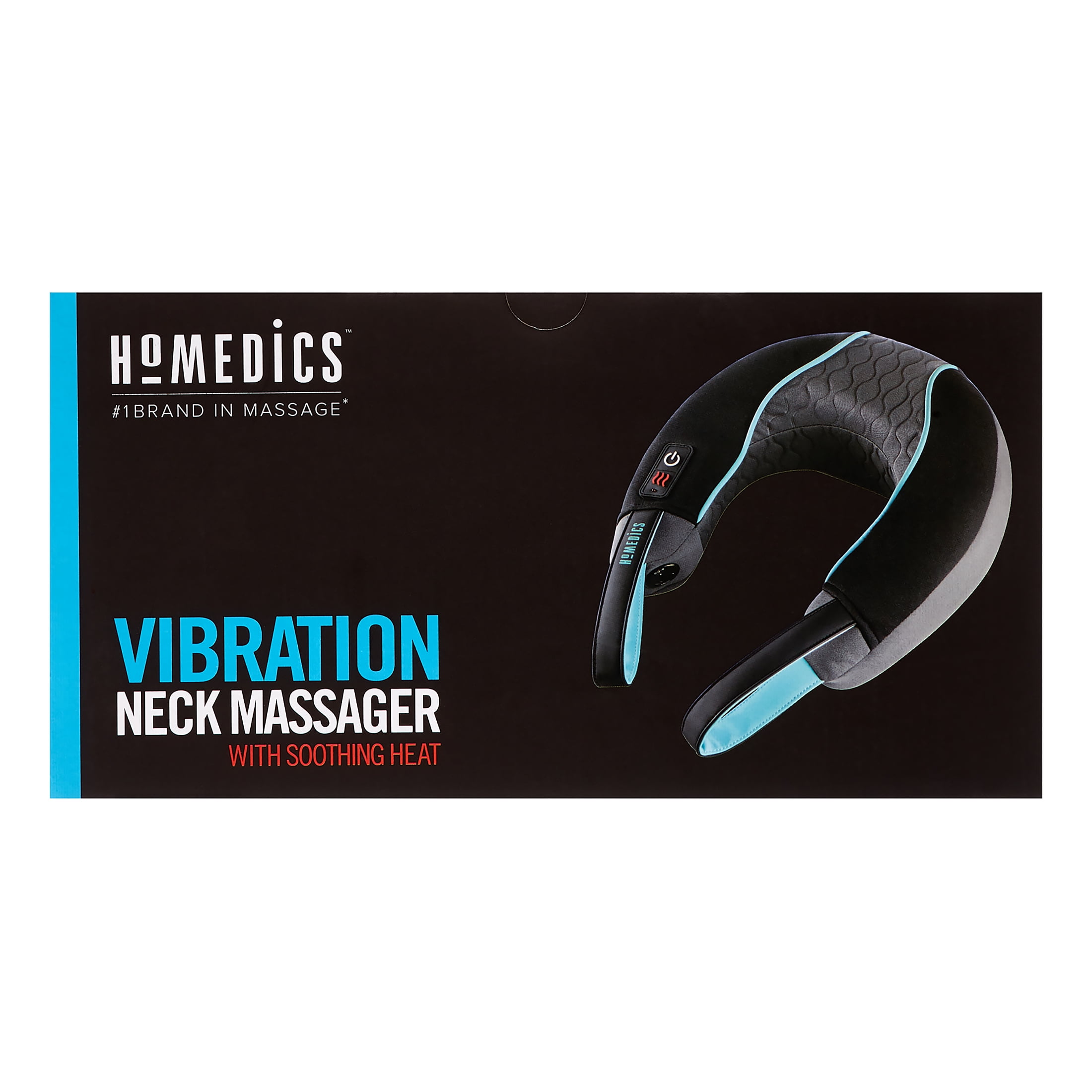 NEW HOMEDICS VIBRATING NECK MASSAGER SOOTHING WITH HEAT