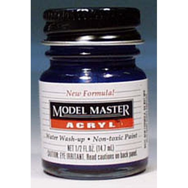 Testors 4662 Arctic Blue Metallic Gloss Acrylic Paint 1/2 oz. Bottle