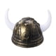 thumbnail image 1 of Búfalo Cuerno de Buey Sombrero Sombrero Vikingo Accesorios de Decoración de Halloween Accesorio para Fiesta Juguetes para Niños Juguete para Fiesta de Disfraces de Cosplay (Dorado), 1 of 5