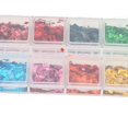 thumbnail image 5 of 3 Box Nail Sequins Colorful 12 Compartments Laser Quadrate Nail Art Glitter Sequins for Nail Decorations, 5 of 5