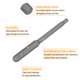 thumbnail image 5 of Uxcell 6pcs H2.5 Punta de destornillador hexagonal de 5/32" con vástago hexagonal de 45 mm/1.8" Longitud Punta magnética de cabeza hexagonal de acero S2 para reparación de precisión, 5 of 7