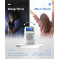 Vondior Digital AM FM Radio, 2 AAA BatteryOperated Radios, Alarm Clock