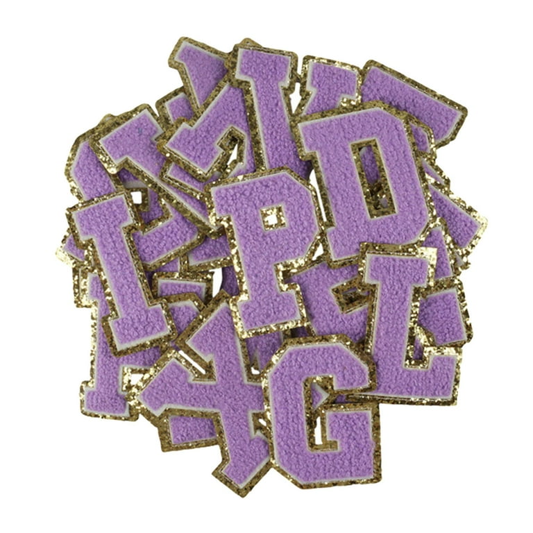26 X Applique Embroidered Alphabet Iron On Patches For Hats Shirts
