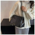 thumbnail image 3 of Women's Retro Chain Shoulder Bag Work Commute - Large Tote for Fall Winter, 3 of 9