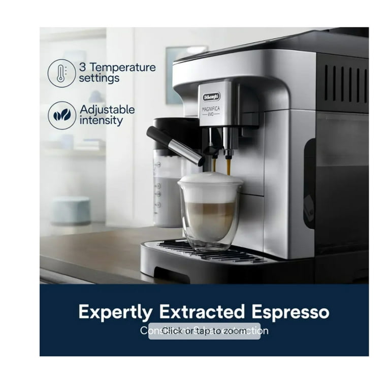 DeLonghi Magnifica Evo Automatic Espresso Machine with Latte