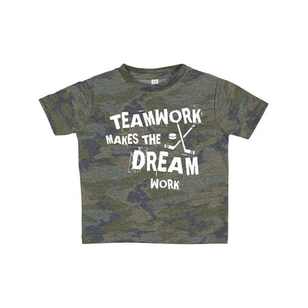 

Inktastic Hockey Teamwork Gift Toddler Boy or Toddler Girl T-Shirt