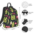 thumbnail image 2 of Yiaed Avocado Love Print Lightweight Backpack Travel Backpacks Hiking Daypack for Women Men, 2 of 5