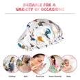 thumbnail image 6 of KLL Various Rooster Pattern Shower Cap & Bath Cap for Women,Reversible Oversized Waterproof Shower Caps for all Hair Lengths,Elastic Reusable Bathing Hair Cap, 6 of 6