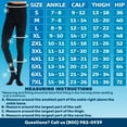 thumbnail image 4 of Made in USA - Opaque Compression Tights for Men Edema 20-30mmHg Black, X-Large, 4 of 10