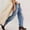 B, variant on JJHGVB Wide Leg Jeans Loose Fit Classic Casual Summer Bottom Wide Leg Jeans for Women Summer Jumpsuit Loose Long Trousers Jeans for Women Denim Pants Comfortable and Stylish B L