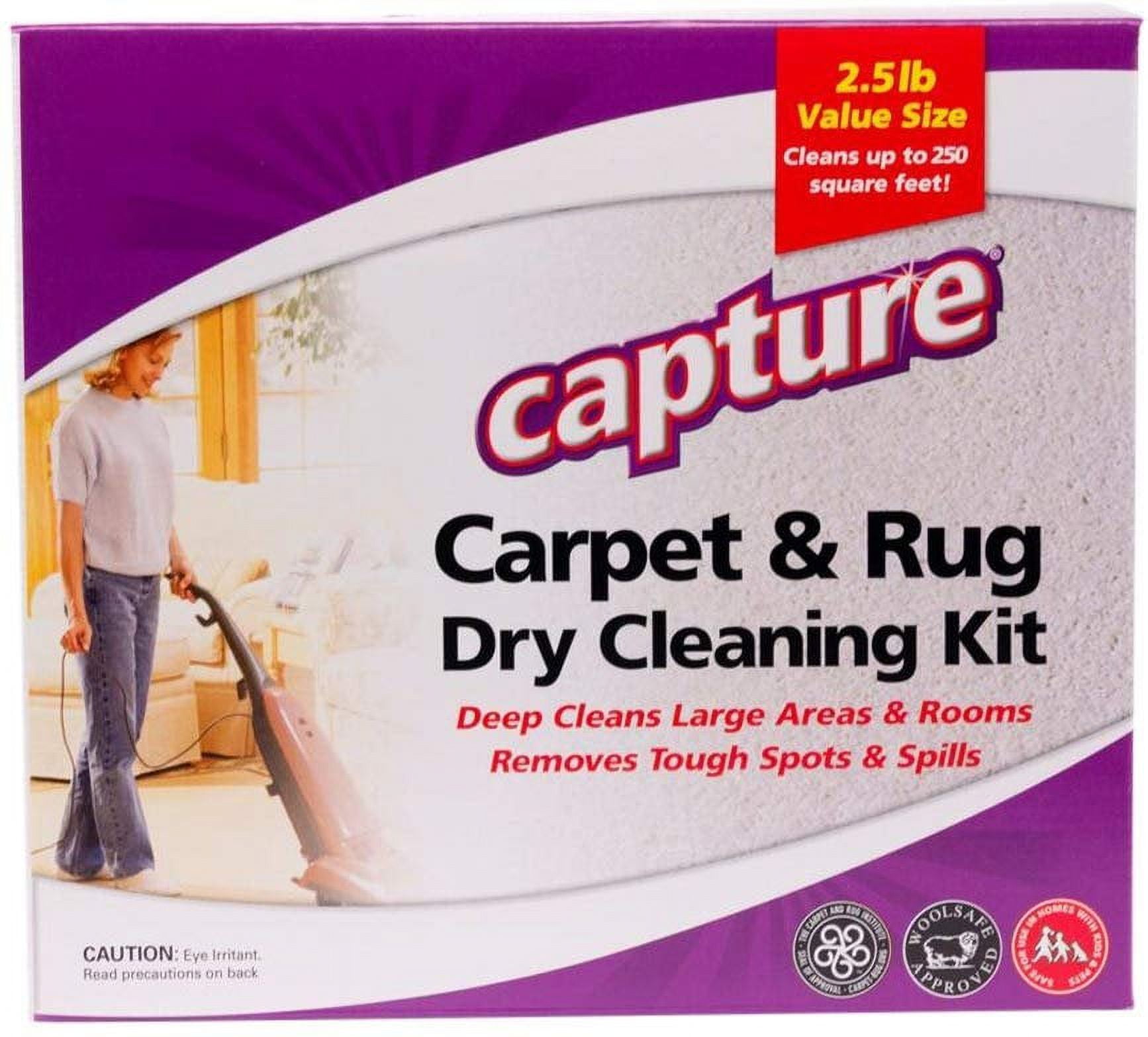 Capture Carpet & Rug Dry Cleaning Kit 2.5Lb