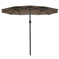 thumbnail image 1 of Patiojoy 15' Patio Umbrella Double-Sided Outdoor Shade Offset Tan, 1 of 10