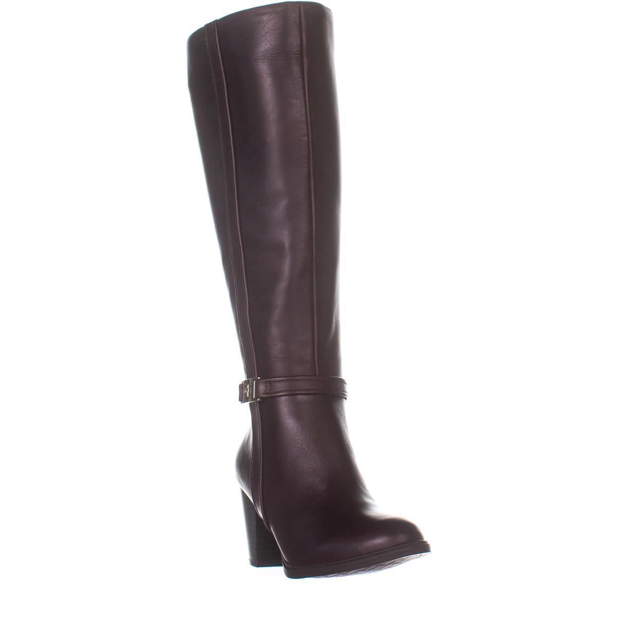 Ovation Olympia Tall Show Riding Boots with Leather Upper and Square Toe Cap 