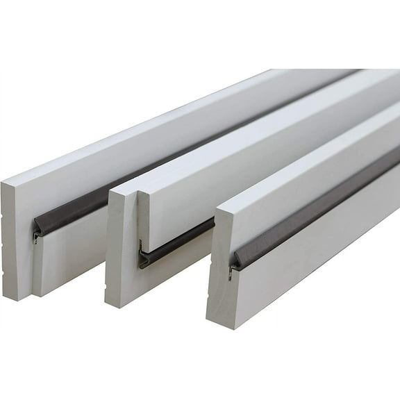 Yard & Home DIY Exterior White Door Jamb Frame Kit, Pine Wood, Primed, Bundled, Finger Jointed, 1.25" x 4.5" x 82.5"