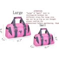 thumbnail image 2 of Sport Gym Bags for Women Yoga Bag Ballet Dance Duffle Bag for Girls Overnight Bags for Girls Weekend Bags (L, Purple), 2 of 4