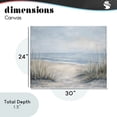thumbnail image 4 of Stupell Industries Coastal To The Beach Tranquil Landscape Canvas Art, 30 x 24, by Petals Prints Design, 4 of 8