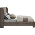 thumbnail image 4 of Meridian Furniture Penny Brown Fabric Queen Bed, 4 of 8