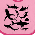 thumbnail image 4 of Inktastic School of Sharks Boys or Girls Baby Bib, 4 of 4