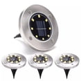 thumbnail image 1 of Lámpara de jardín Solar Stake x4 para exteriores con panel solar, 1 of 1