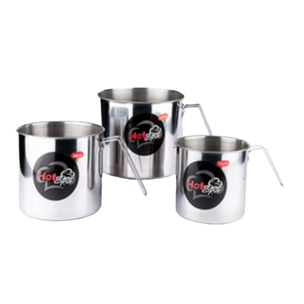 Juego De 3 Pocillos Acero Inoxidable 1,2,3 litros Cocina Hot Spot Seymour of Sycamore ZA312