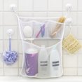 thumbnail image 4 of Bath Toy Organizer Bathroom Toy Storage Mesh Bag With 2 Suction Cups, 4 of 8