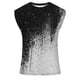 thumbnail image 5 of Hombres Moda Casual Impresión Suéter Cuello Redondo Deportes sin Mangas Tanque, 5 of 5