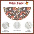 thumbnail image 3 of Sikiie Foxes Nativity Christmas Tree Skirt, Jesus Christian Winter Holiday Tree Mat Decoration(30-48IN)48", 3 of 6