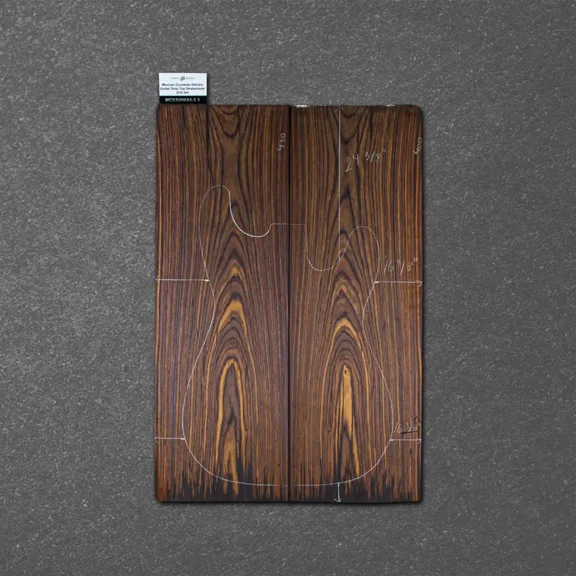 Mexican Cocobolo Electric Guitar Drop Top Stratocaster (ES) Set – MCES000684-3.3