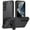 Gray, variant on SaniMore for Samsung Galaxy S22 Case 2022, Military Grade Shockproof Cover Heavy Duty Hybrid Soft TPU Hard PC Case Non-Slip Gripping Case with Hidden Kickstand, Black