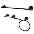 thumbnail image 1 of 4 Piece American Classic Towel Bar Bath Hardware Set, Naples Bronze, 1 of 1