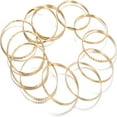 thumbnail image 4 of DESIGNICE Bangle Bracelets for Women – 12-Piece Stackable Boho Indian Style Bangles – Gold Plated Jewelry for Elegant and Sexy Looks, 4 of 4