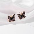 thumbnail image 3 of Pendientes étnicos de mariposa Con diamantes de imitación Sonducket para mujer 1 par PS13104-00, 3 of 6