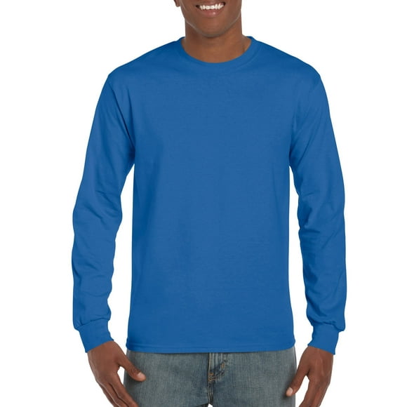 Gildan T-Shirt à Manches Longues pour Hommes en Coton Ultra, M, Royal