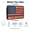 thumbnail image 6 of Bedliving Outdoor TV Cover for LCD LED, 52-55 inch, American Flag, 6 of 9