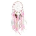 thumbnail image 2 of Vacemry Under $5 Maiden Heart Dreamcatcher, Glazed Beads Hanging Decorations, Woven Lace Indoor Decor, Living Room Wind Chimes, Pink Color Scheme Design, 2 of 6