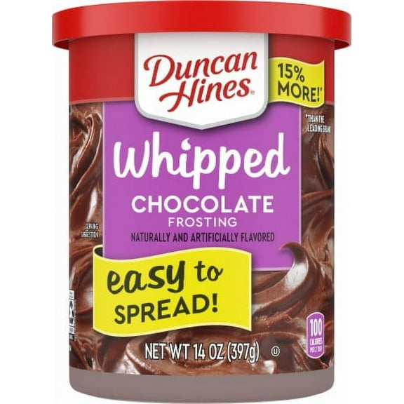 2X - Duncan Hines Whipped Chocolate Frosting