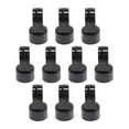 thumbnail image 3 of Plum Accessories Tapas de bucle para valla de eslabones de cadena negros | Tapa del riel superior del ojo | 2"" (1 7/8"" OD) x 1 5/8"" (Paquete de 10 tapas), 3 of 5