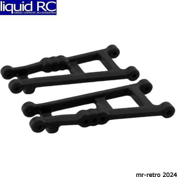 RPM Rear A-Arms 2 Black RU ST RPM80182 Electric Car/Truck Option Parts