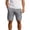 Gray, variant on cfhntfmh Men's Casual Cargo Shorts Stretch Elastic High Waist Work Short with Multi Pockets Lightweight Summer Outdoor Shorts
