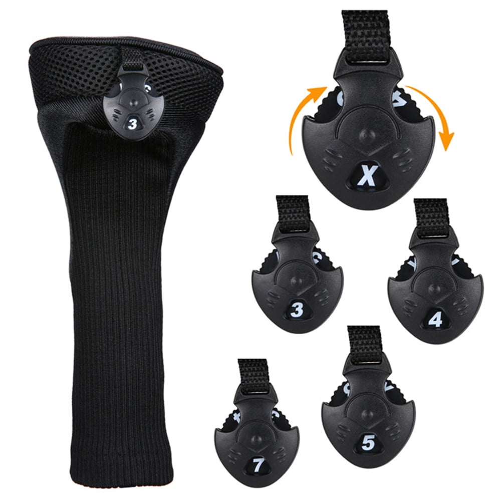 3Pcs Club Head Covers Set 1 3 5 Fairway Wood Club Driver Headcovers Professional Head Covers